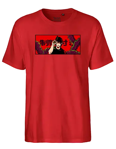 Toji and Guns - jujutsu, Megumi, anime, manga - Fairtrade T-Shirt
