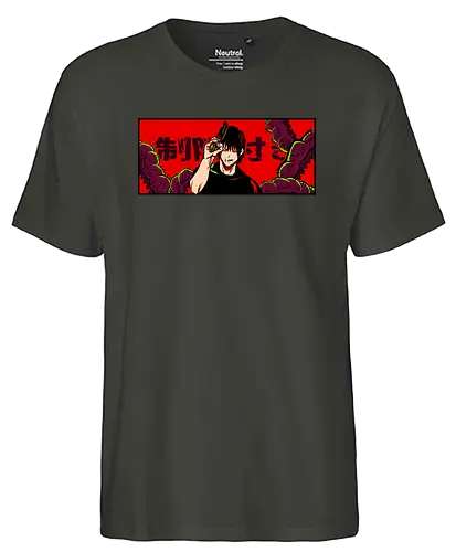 Toji and Guns - jujutsu, Megumi, anime, manga - Fairtrade T-Shirt