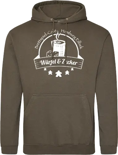 WuZ Logo weiß - Würfel und Zucker, brettspiel - Standard Hoodie