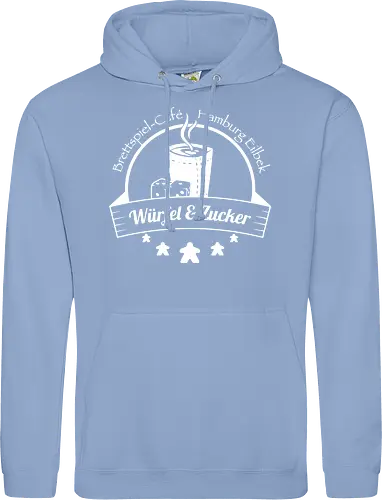 WuZ Logo weiß - Würfel und Zucker, brettspiel - Standard Hoodie