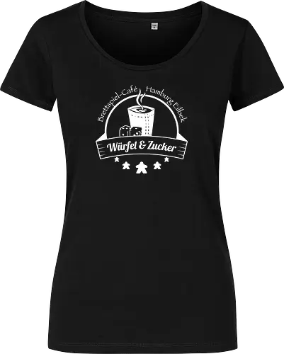 WuZ Logo weiß - Würfel und Zucker, brettspiel - Women T-Shirt