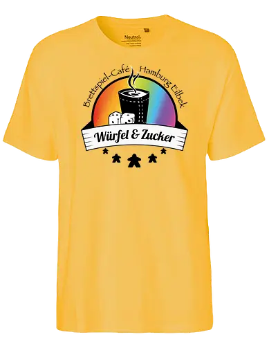 WuZ Regenbogen - Würfel und Zucker, brettspiel, Café - Fairtrade T-Shirt