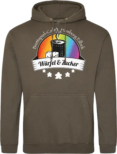 WuZ Regenbogen - Würfel und Zucker, brettspiel, Café - Standard Hoodie