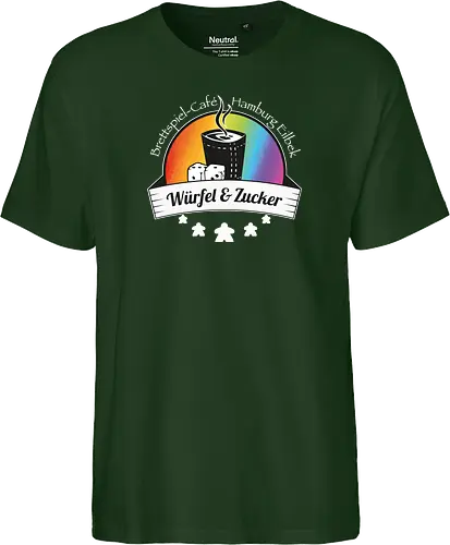 WuZ Regenbogen - Würfel und Zucker, brettspiel, Café - Fairtrade T-Shirt