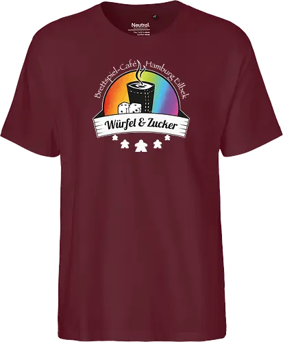 WuZ Regenbogen - Würfel und Zucker, brettspiel, Café - Fairtrade T-Shirt