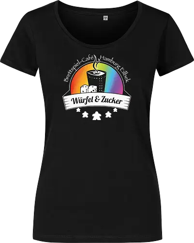WuZ Regenbogen - Würfel und Zucker, brettspiel, Café - Women T-Shirt