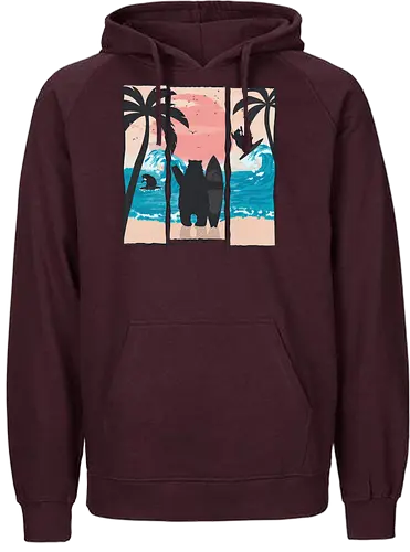 Wild Surfers - bär, holidays, meer, urlaub, br - Fairtrade Hoodie