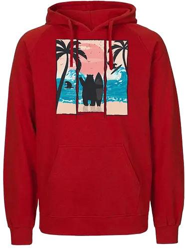 Wild Surfers - bär, holidays, meer, urlaub, br - Fairtrade Hoodie