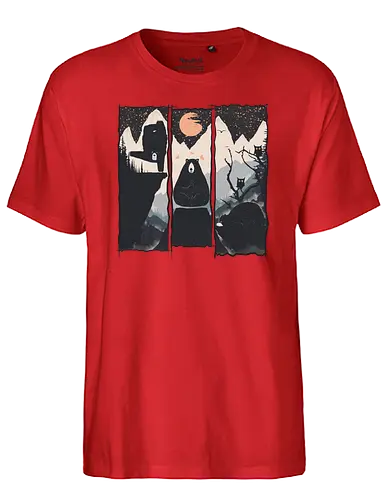 Wild Yoga Brs - yoga, bär, nature, br - Fairtrade T-Shirt