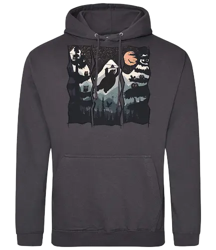 Wild Zipline - bär, Scenery, nature, Brs - Standard Hoodie