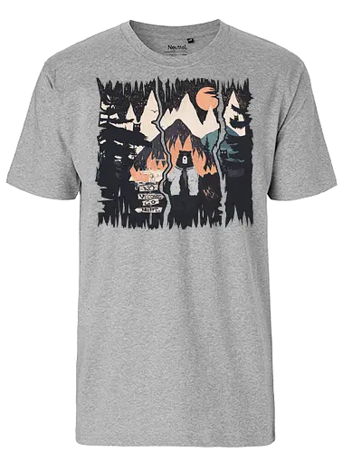 Go Home! - bär, nature, Scenery, br - Fairtrade T-Shirt