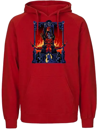 Enter the Darkness - devil, unicorn, monster, hell, hölle - Fairtrade Hoodie