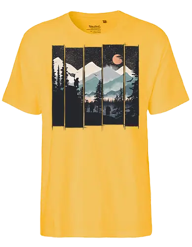 Go Wild - bär, Scenery, nature, Brs - Fairtrade T-Shirt