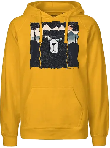 Forest Police - bär, nature, Scenery, br - Fairtrade Hoodie