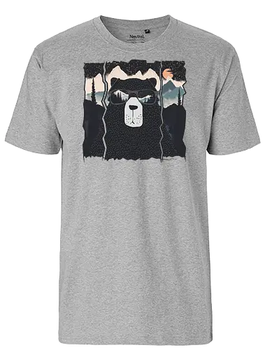 Forest Police - bär, nature, Scenery, br - Fairtrade T-Shirt