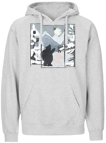 Yellow Snow - bär, mountain, Scenery, Bären, snow, schnee, br, Brs - Fairtrade Hoodie