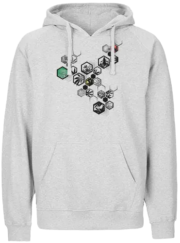 Original Weed Hexagon - Sechseck - Fairtrade Hoodie