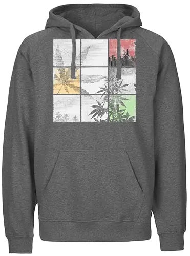 Weed Colors - art, mosaik - Fairtrade Hoodie