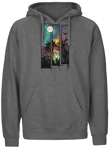 Wild Weed - nature, Scenery - Fairtrade Hoodie