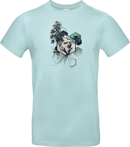 Weed Skull Hexagon
