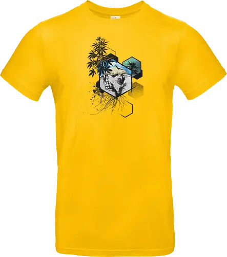 Weed Skull Hexagon
