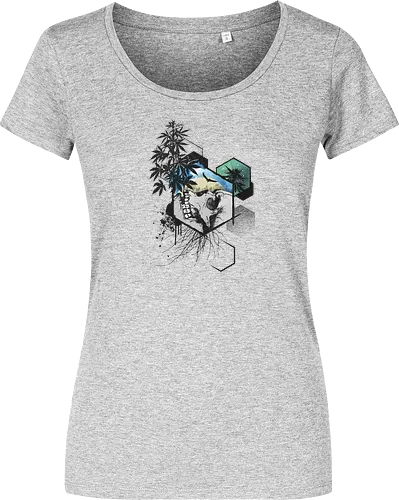 Weed Skull Hexagon