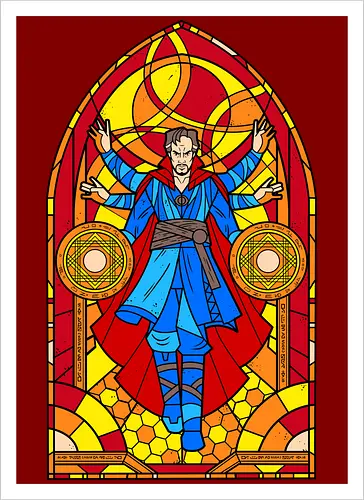 Stained Glass Sorcerer