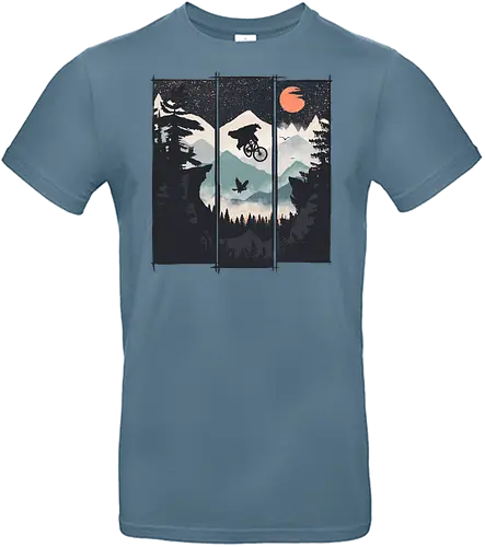 MTB Bear Rider - bär, Mountain Bike, bicycle, fahrrad, bear - Standard T-Shirt