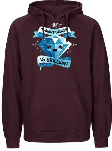 Brilliant Design - Brilliant, diamant, diamond - Fairtrade Hoodie