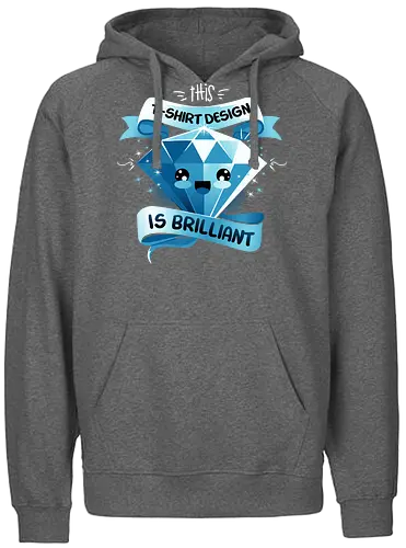 Brilliant Design - Brilliant, diamant, diamond - Fairtrade Hoodie