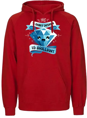 Brilliant Design - Brilliant, diamant, diamond - Fairtrade Hoodie