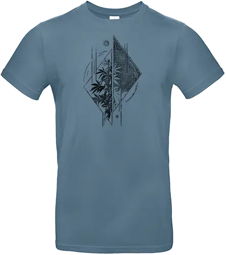 Weed Geometry - drawing, zeichnung, Surrl - Standard T-Shirt