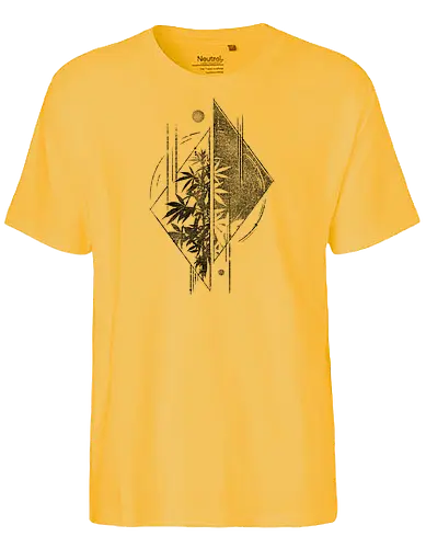 Weed Geometry - drawing, zeichnung, Surrl - Fairtrade T-Shirt