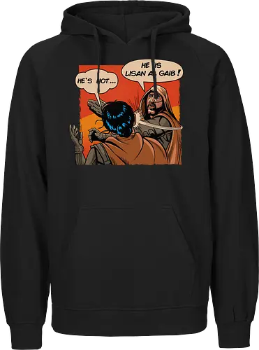 He is a messiah ! - slap, meme, dune, atreides - Fairtrade Hoodie