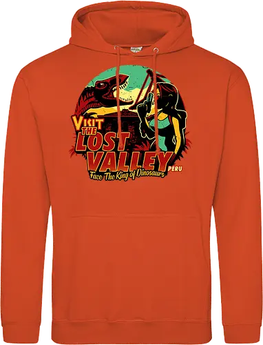 The Lost Valley - t-rex, tomb, Croft - Standard Hoodie