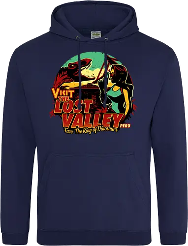 The Lost Valley - t-rex, tomb, Croft - Standard Hoodie