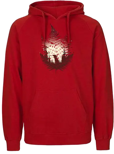 Super Cute Fox - fox, animal, nature, Lf - Fairtrade Hoodie