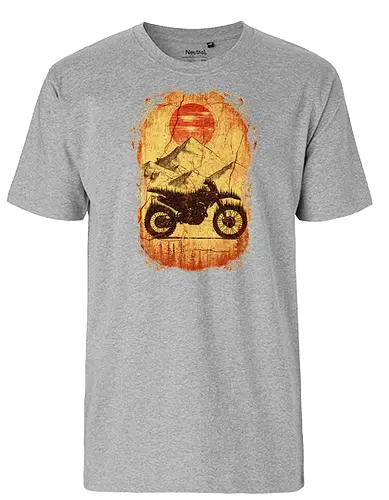 Motocross and Enduro Riders - motorcycle, bike, forest, travel - Fairtrade T-Shirt