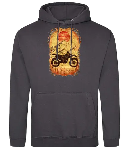 Motocross and Enduro Riders - motorcycle, bike, forest, travel - Standard Hoodie