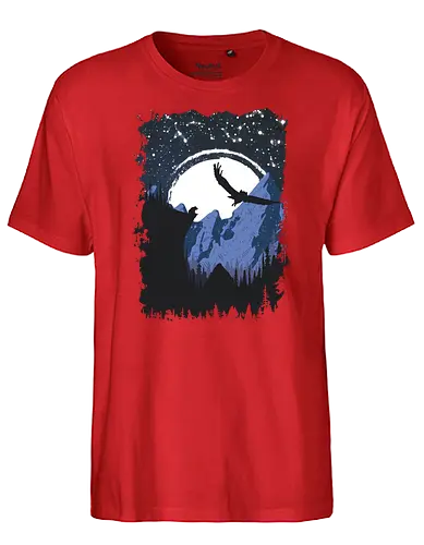 Bear and Bears - bär, owl, eule, nature, bear - Fairtrade T-Shirt