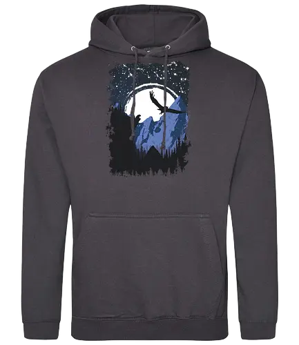 Bear and Bears - bär, owl, eule, nature, bear - Standard Hoodie
