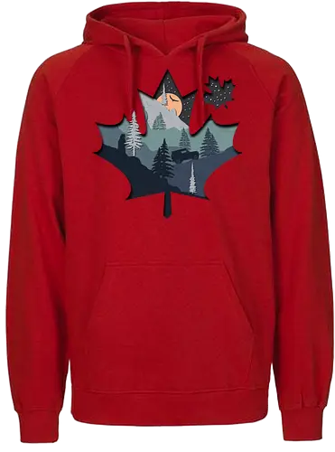 Offroad - Ahorn, Maple, Offroad, car, nature, adventure - Fairtrade Hoodie