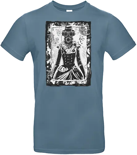 Steampunk Gasmask Girls - art, Gasmaske, woman, Victorian - Standard T-Shirt