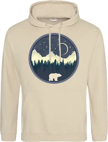 Bear and Moon