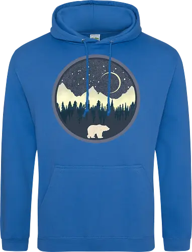 Bear and Moon