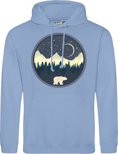 Bear and Moon