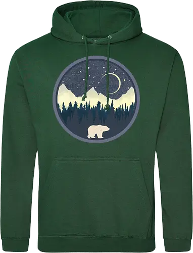 Bear and Moon