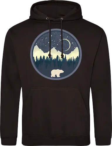 Bear and Moon