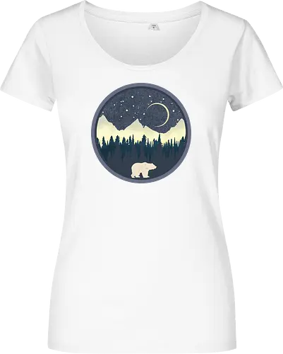 Bear and Moon