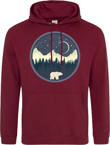Bear and Moon